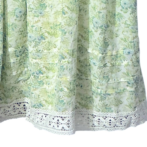 FREE PEOPLE Shea Floral Mini Dress Undersea Combo $128 Retail NWT - Picture 10 of 15